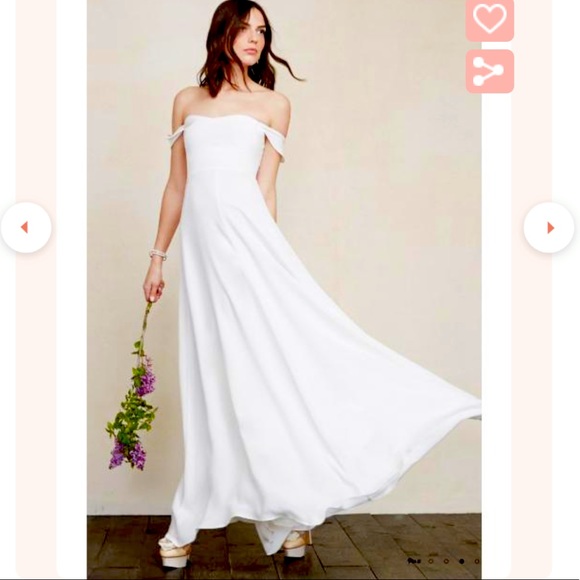 Reformation Dresses & Skirts - Reformation Ivory *Constance* Wedding Dress NWOT See Listing. Beautiful!